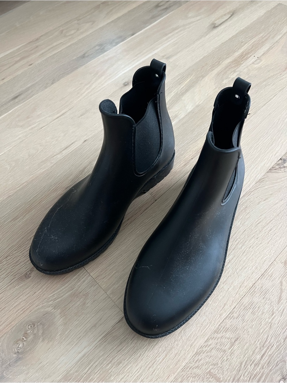 Women’s  Black Chelsea Rain Boots